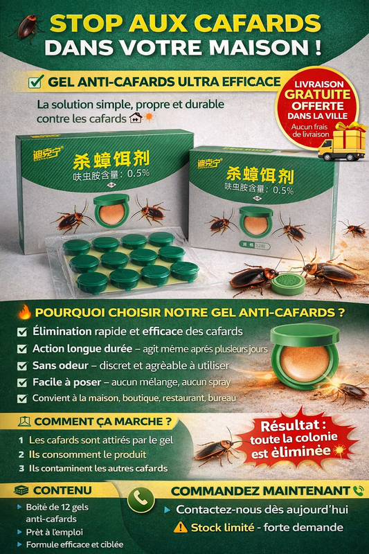 GEL ANTI CAFARDS